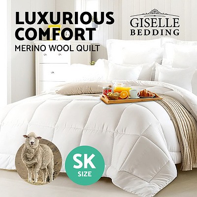 Super King Size Merino Wool Duvet Quilt - Brand New - Free Shipping