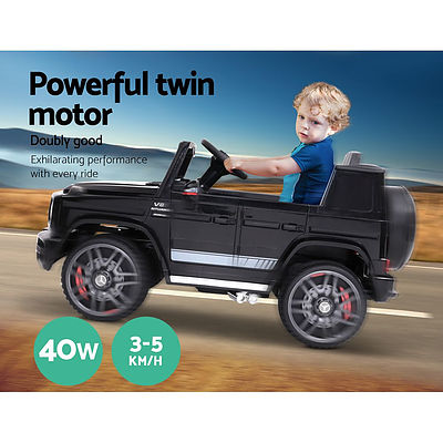Kids Ride On Car Electric AMG G63 Licensed Remote Cars 12V Black - Brand New - Free Shipping