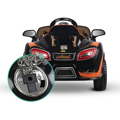 Rigo Kids Ride On Car  - Black & Orange