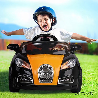 Rigo Kids Ride On Car  - Black & Orange
