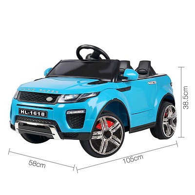 Kid's Electric Ride on Car Range Rover Evoque Style - Blue - Free Shipping