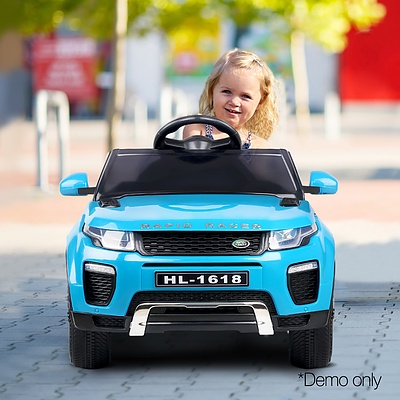 Kid's Electric Ride on Car Range Rover Evoque Style - Blue - Free Shipping