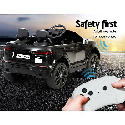 Kids Ride On Car Licensed Land Rover 12V Electric Car Toys Battery Remote Black - Brand New - Free Shipping