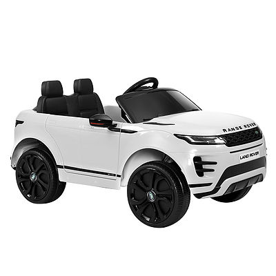 Kids Ride On Car Licensed Land Rover 12V Electric Car Toys Battery Remote White - Brand New - Free Shipping