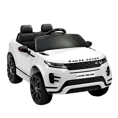 Kids Ride On Car Licensed Land Rover 12V Electric Car Toys Battery Remote White - Brand New - Free Shipping