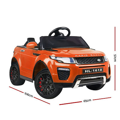 Kids Ride On Car Electric 12V Toys Orange - Brand New - Free Shipping