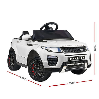 Kids Ride On Car  - White - Brand New - Free Shipping