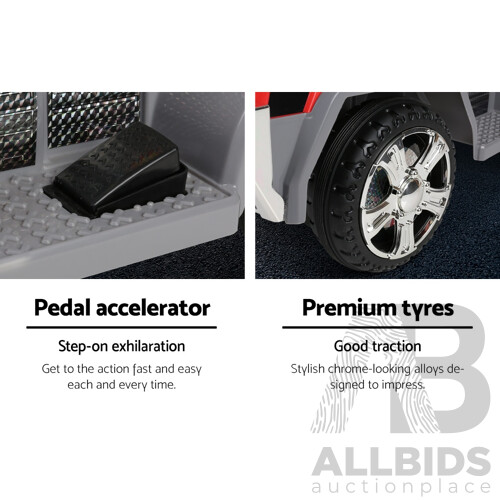 Kids Ride On Fire Truck Motorbike Motorcycle Car Red Grey - Brand New - Free Shipping