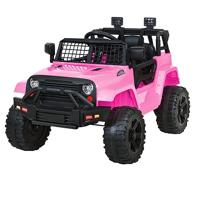 Kids Ride On Car Electric 12V Car Toys Jeep Battery Remote Control Pink - Brand New - Free Shipping