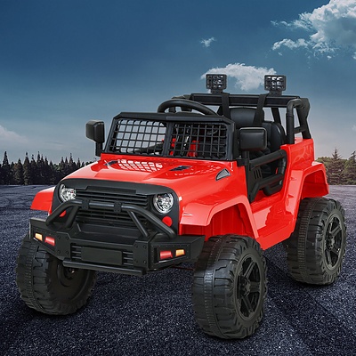 Kids Ride On Car Electric 12V Car Toys Jeep Battery Remote Control Red - Brand New - Free Shipping