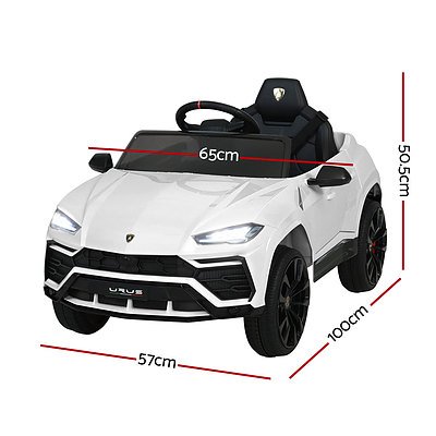 12V Electric Kids Ride On Toy Car Licensed Lamborghini URUS Remote Control White - Brand New - Free Shipping