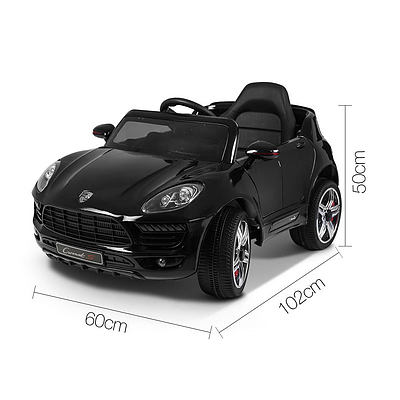 Kid's Electric Ride on Car Porsche Macan Style - Black - Free Shipping