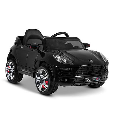 Kid's Electric Ride on Car Porsche Macan Style - Black - Free Shipping