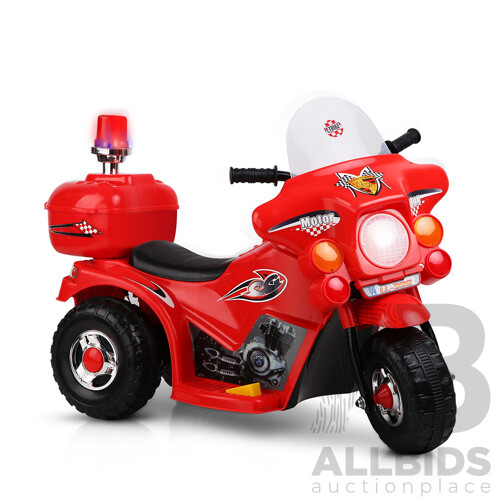 Kids Ride On Motorbike Motorcycle Car Red - Brand New - Free Shipping