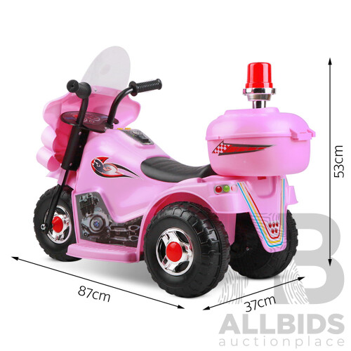 Kids Ride On Motorbike Motorcycle Car Pink - Brand New - Free Shipping