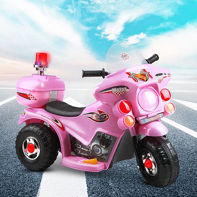 Kids Ride On Motorbike Motorcycle Car Pink - Brand New - Free Shipping