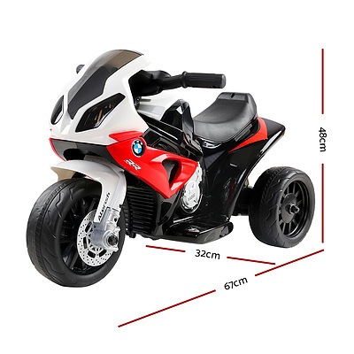 Kids Ride On Motorbike BMW Licensed S1000RR Motorcycle Car Red - Brand New - Free Shipping