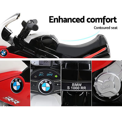 Kids Ride On Motorbike BMW Licensed S1000RR Motorcycle Car Red - Brand New - Free Shipping
