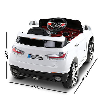 Rigo Kids Ride On Car - White