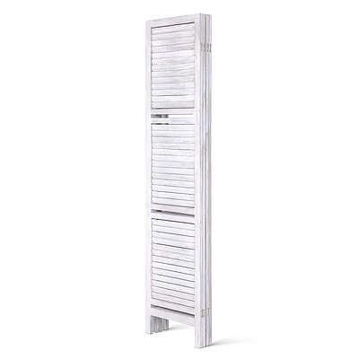 Room Divider Privacy Screen Foldable Partition Stand 4 Panel White - Brand New - Free Shipping