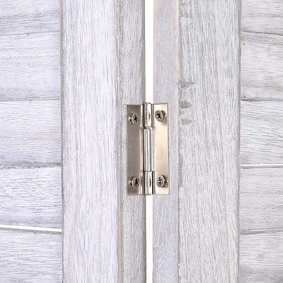 Room Divider Privacy Screen Foldable Partition Stand 4 Panel White - Brand New - Free Shipping