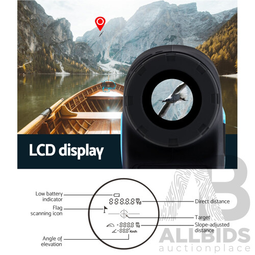 Golf Laser Range Finder 600M Hunting Rangefinder Distance Height Speed Measure - Brand New - Free Shipping