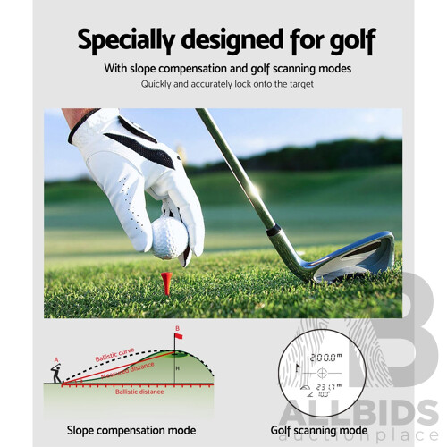 Golf Laser Range Finder 600M Hunting Rangefinder Distance Height Speed Measure - Brand New - Free Shipping