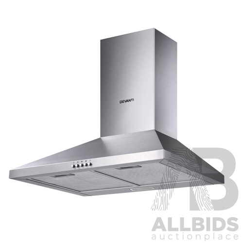 Range Hood 60cm 600mm Kitchen Canopy Stainless Steel Rangehood Wall Mount - Brand New - Free Shipping