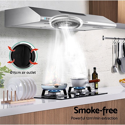 Fixed Range Hood Rangehood Stainless Steel Kitchen Canopy 90cm 900mm - Brand New - Free Shipping