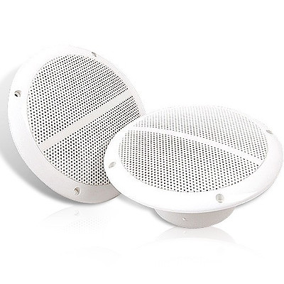 Set of 2 6.5 inch 2-Way Outdoor Boat Waterproof Marine Speaker - Brand New - Free Shipping