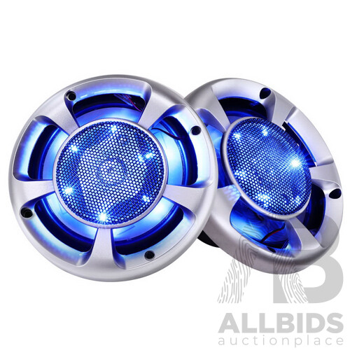 Set of 2 6.5inch LED Light Car Speakers - Brand New - Free Shipping