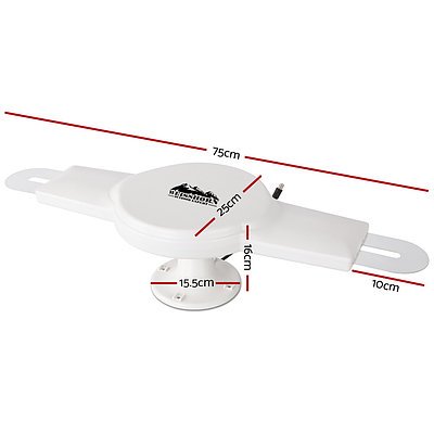 Outdoor Caravan TV Antenna Omni Directional Aerial Booster 360 Degree