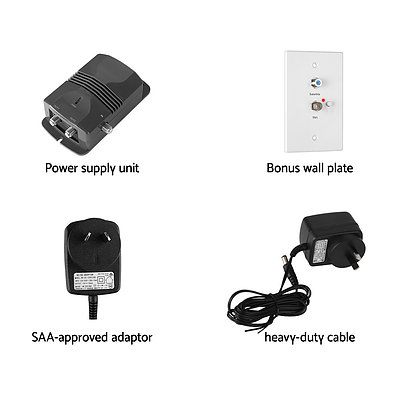 Outdoor Caravan TV Antenna Omni Directional Aerial Booster 720 Degree - Brand New - Free Shipping