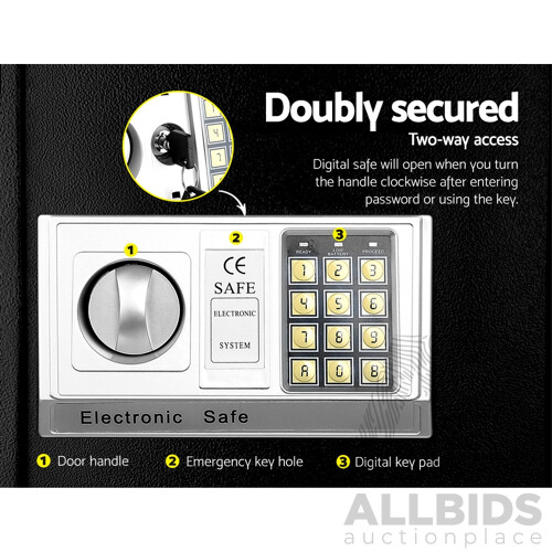 Electronic Safe Digital Security Box 16L - Brand New - Free Shipping