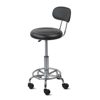 PU Leather Swivel Chair with Backrest - Black - Brand New - Free Shipping