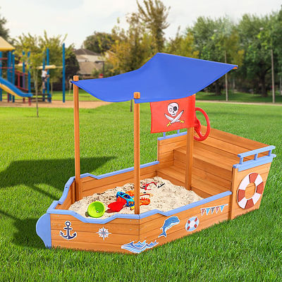 Boat Sand Pit With Canopy - Brand New - Free Shipping