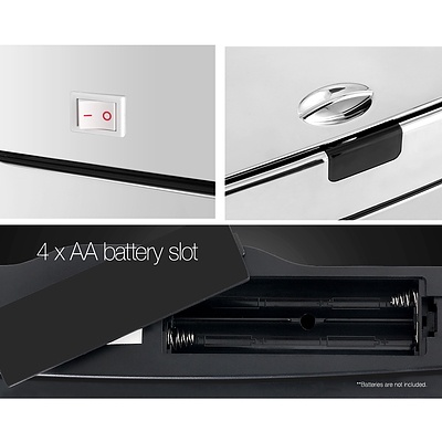 45L Motion Sensor Rubbish Bin - Silver - Free Shipping