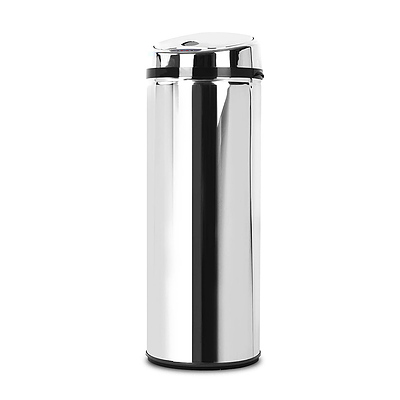 50L Stainless Steel Motion Sensor Rubbish Bin - Free Shipping