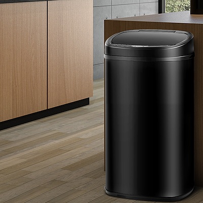 58L Motion Sensor Rubbish Bin - Black - Brand New - Free Shipping