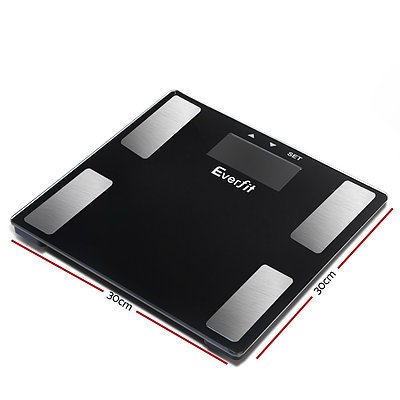Electronic Digital Body Fat Scale Bathroom Weight Scale-Black - Brand New - Free Shipping