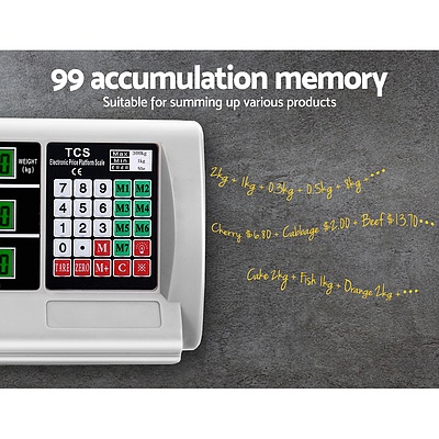 300KG Digital Platform Scale Electronic Scales Shop Market Commercial Postal