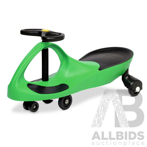 Kids Ride On Swing Car  -Green - Brand New - Free Shipping