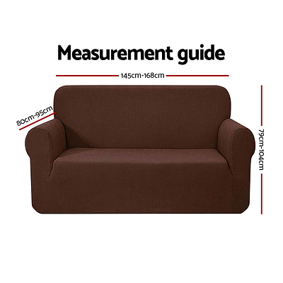 High Stretch Sofa Cover Couch Protector Slipcovers 2 Seater Coffee