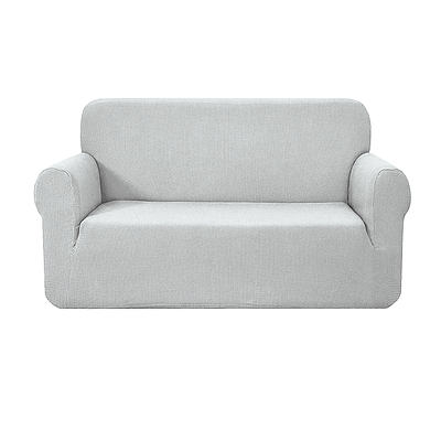 High Stretch Sofa Cover Couch Protector Slipcovers 2 Seater Grey - Brand New - Free Shipping
