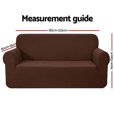 High Stretch Sofa Cover Couch Protector Slipcovers 3 Seater Coffee