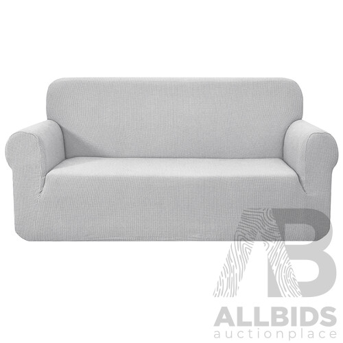 High Stretch Sofa Cover Couch Protector Slipcovers 3 Seater Grey - Brand New - Free Shipping