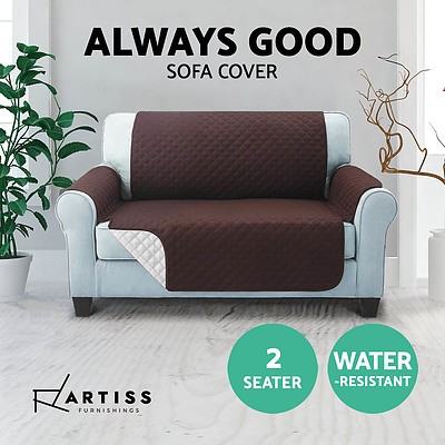 Sofa Cover Quilted Couch Covers Protector Slipcovers 2 Seater Coffee