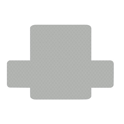 Sofa Cover Quilted Couch Covers Protector Slipcovers 3 Seater Grey - Brand New - Free Shipping