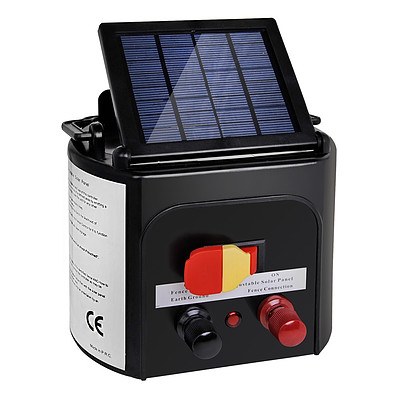 3km Solar Power Electric Fence Energiser Charger - Free Shipping