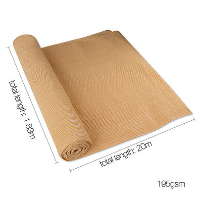 20m Shade Cloth Roll - Sandstone - Brand New - Free Shipping